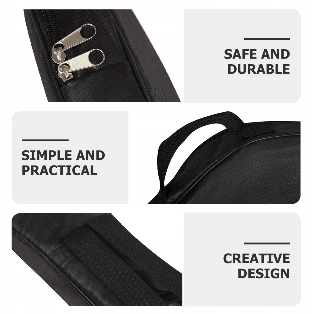 Pokrowiec na gitarę basową Torba elektryczna Kolor czerń