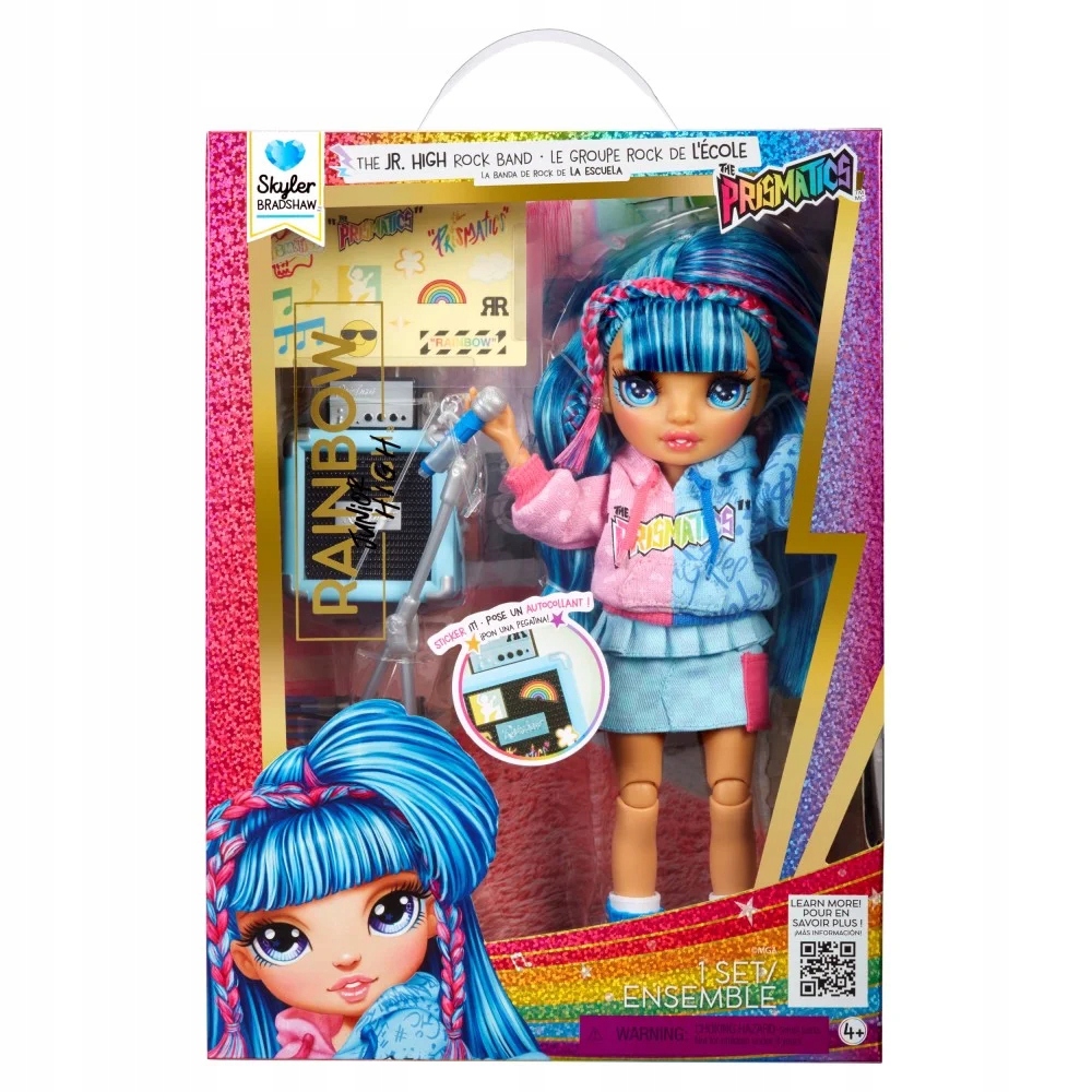 RAINBOW HIGH JUNIOR ROCK BAND MODNA LALKA SKYLER BRADASHAW 565215 Stan opakowania oryginalne