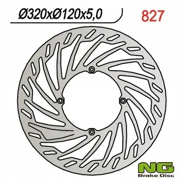 Predný brzdový kotúč (320X120X5)