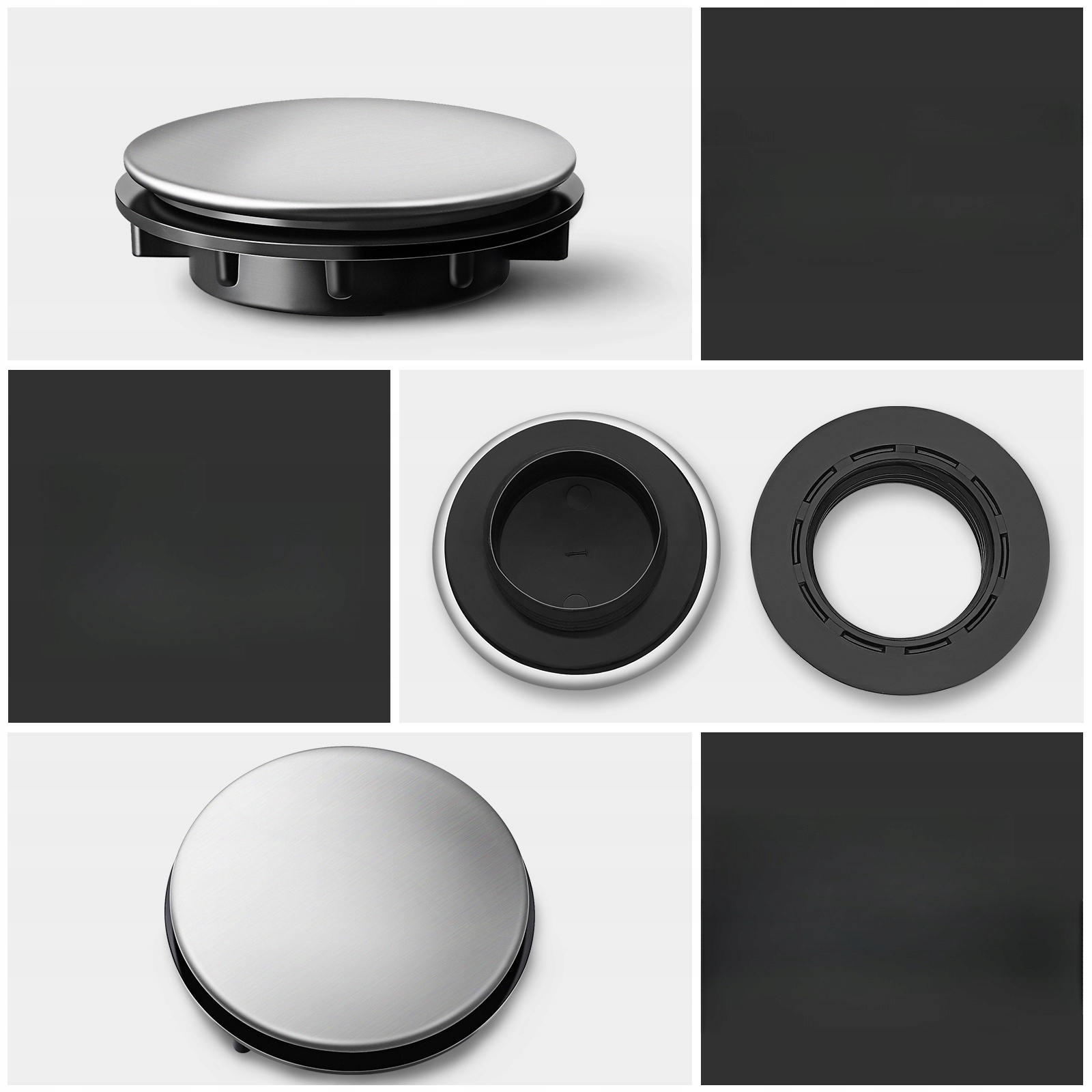 ZAŚLEPKA OTWORU ZLEWU KUCHENNEGO 2 SZT Rodzaj baterii Pozostałe