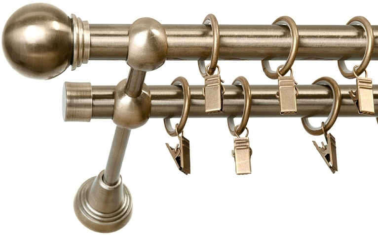 

Karnisz Metalowy Fi 19 Podwójny 160 CM Metal