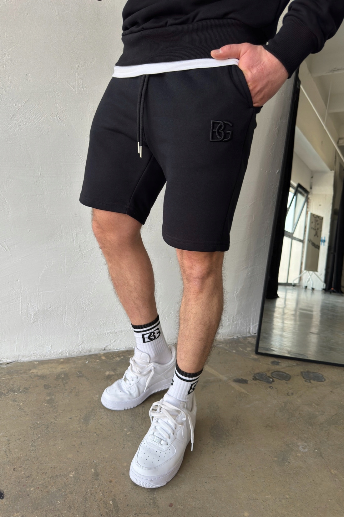 Pánské šortky Bg Shazam černá M