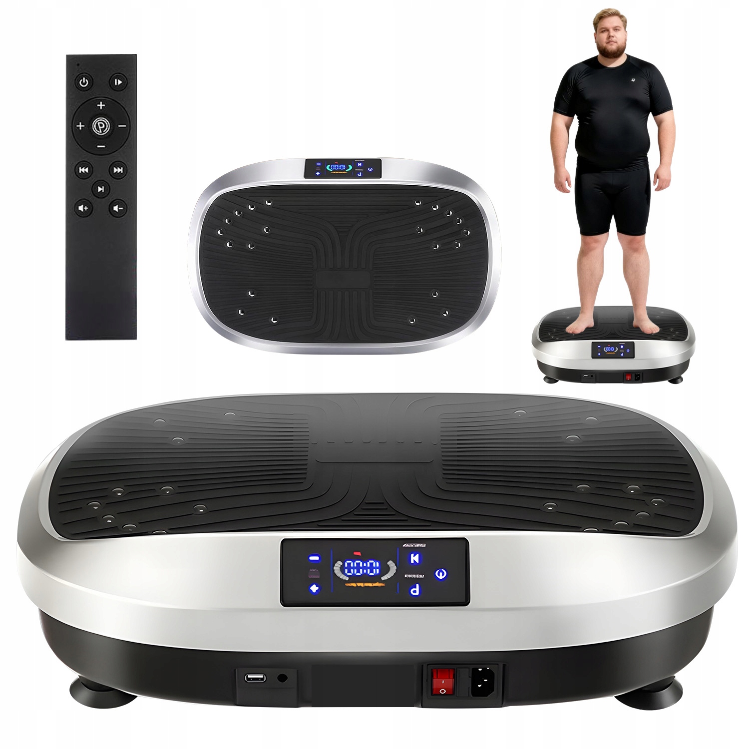 Platforma Wibracyjna 150KG Obciążenia Redukcja Tkanki Tłuszczowej Cały