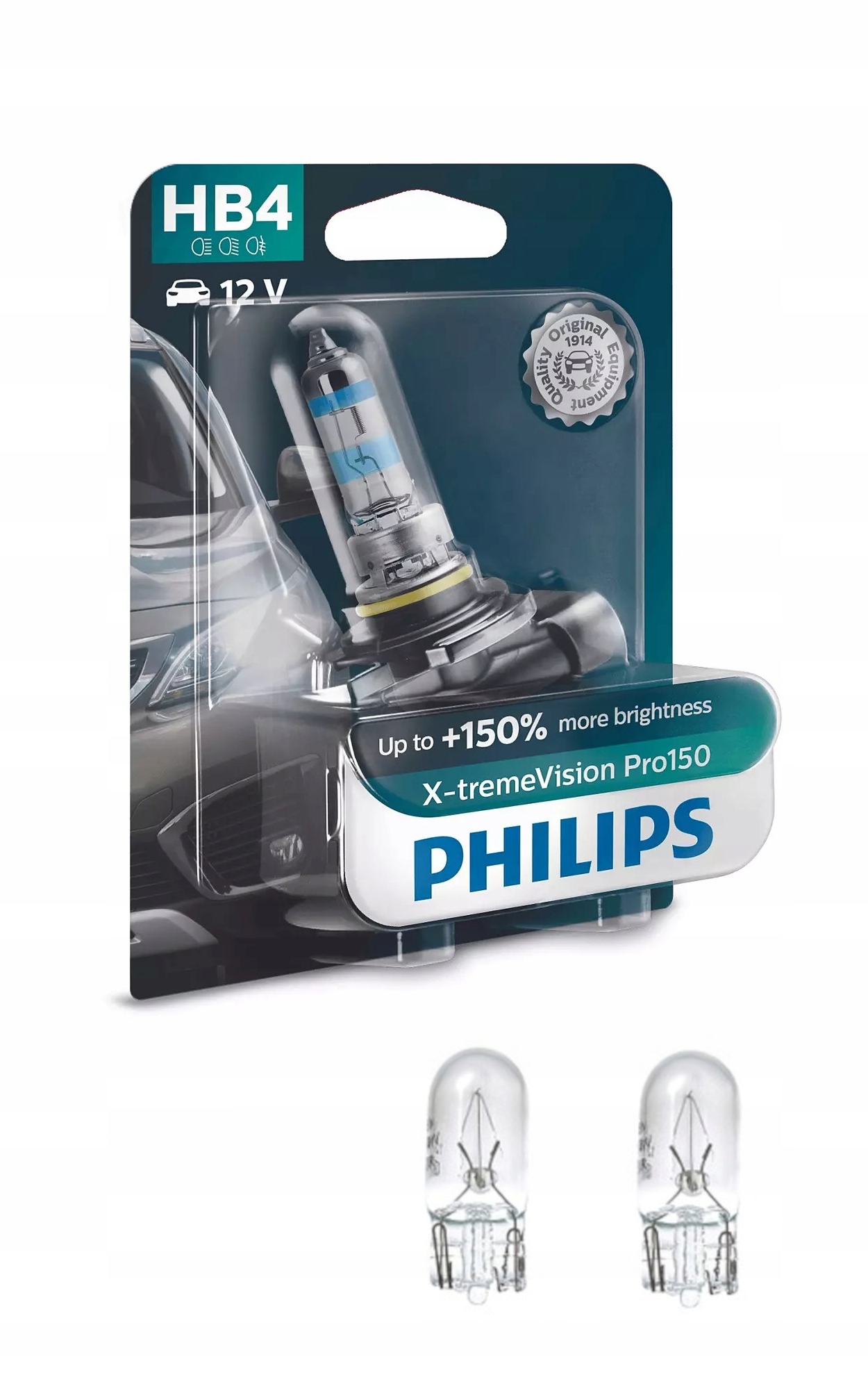 

Żarówka HB4 Philips X-treme Vision PRO150 +150%