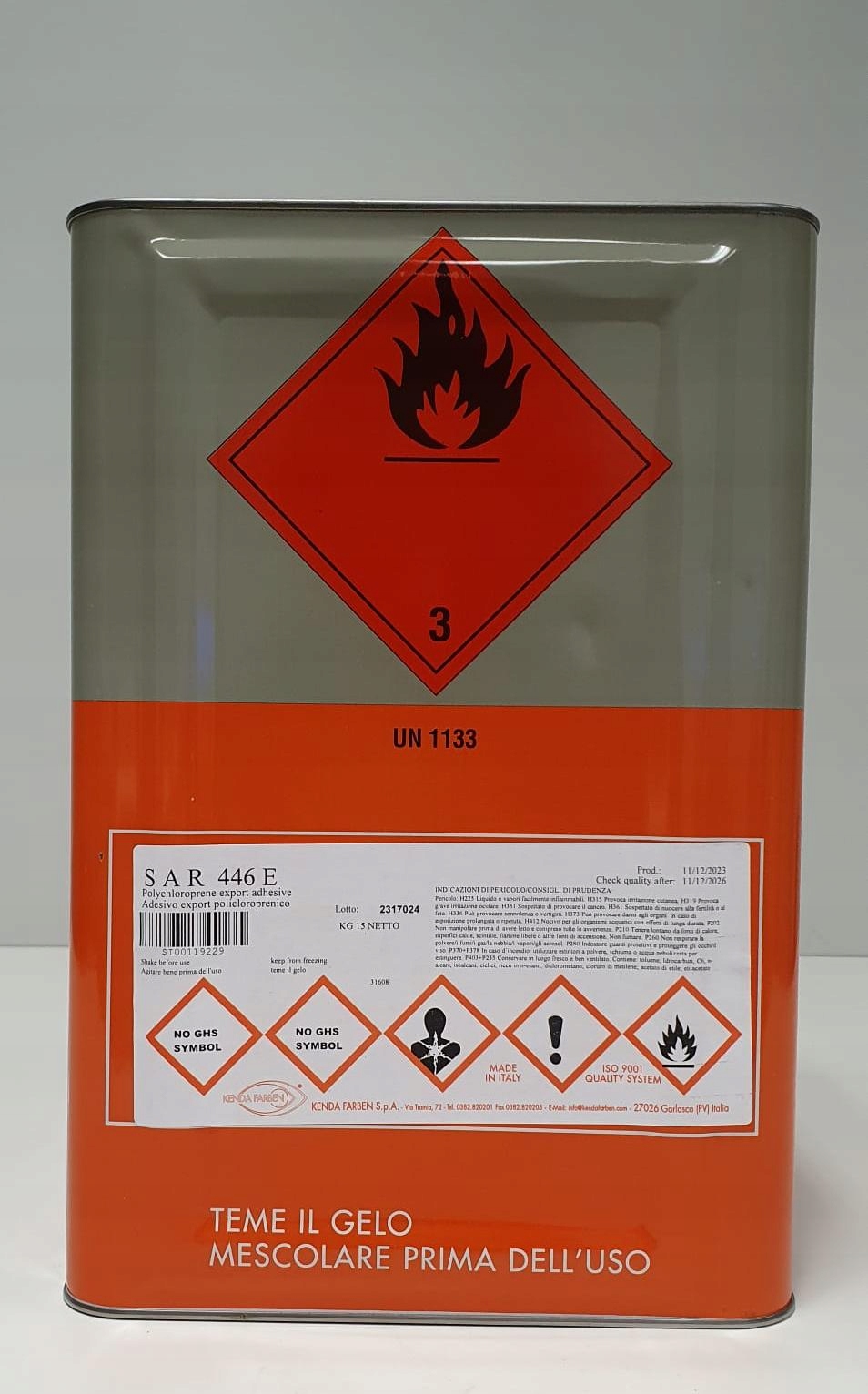 Lepidlo Sar 446E Polychloropren Typu Budapren Pro Obuv Čalounění 15 Kg