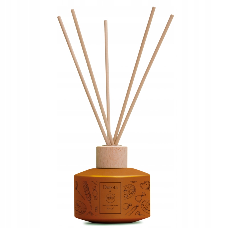 DOROTA SZELĄGOWSKA PATYCZKI ZAPACHOWE ZAPACH KARMEL 100ML DYFUZOR