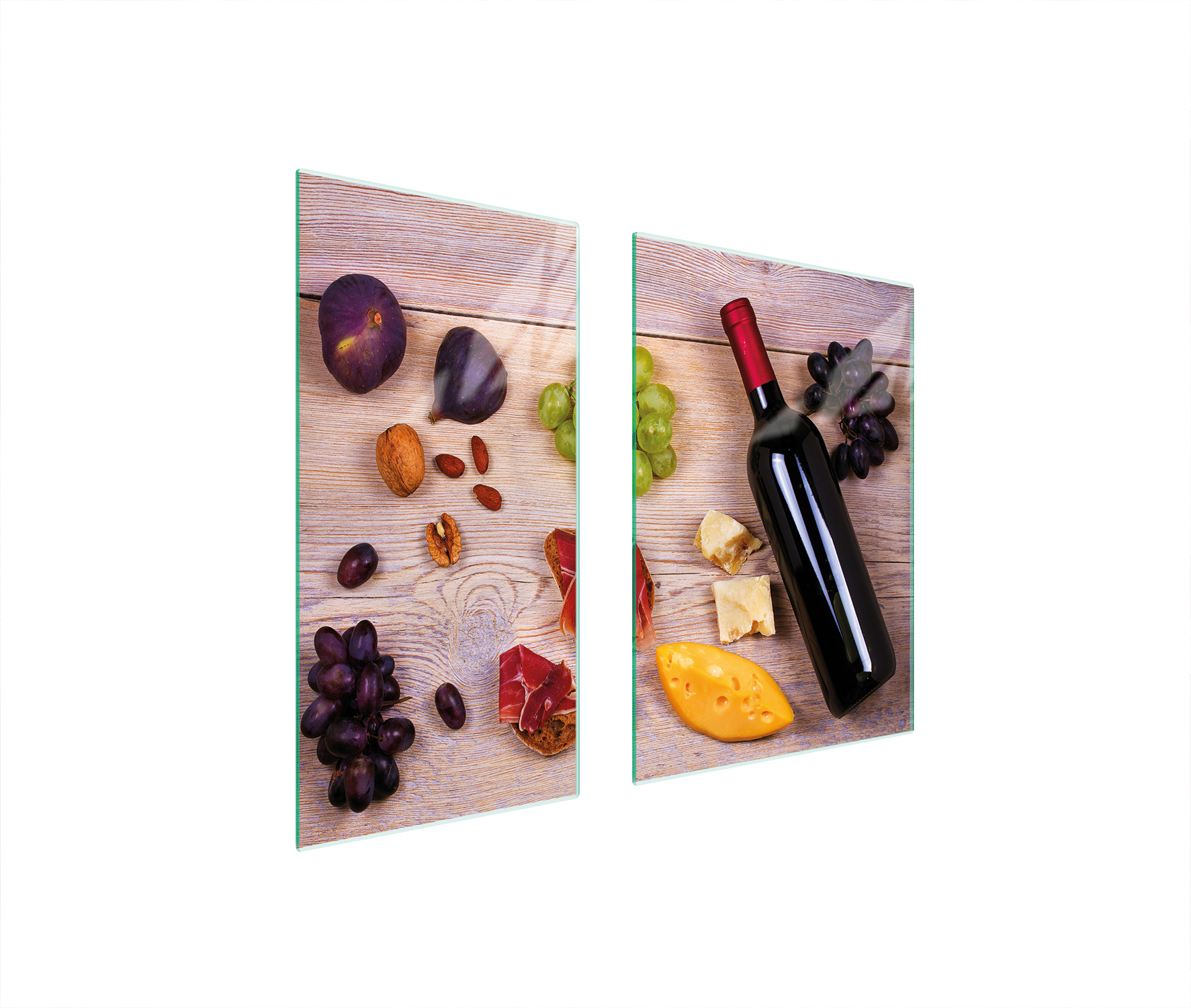 Skleněná Ochranná Deska 75x52 Jídlo Tvrzené Sklo