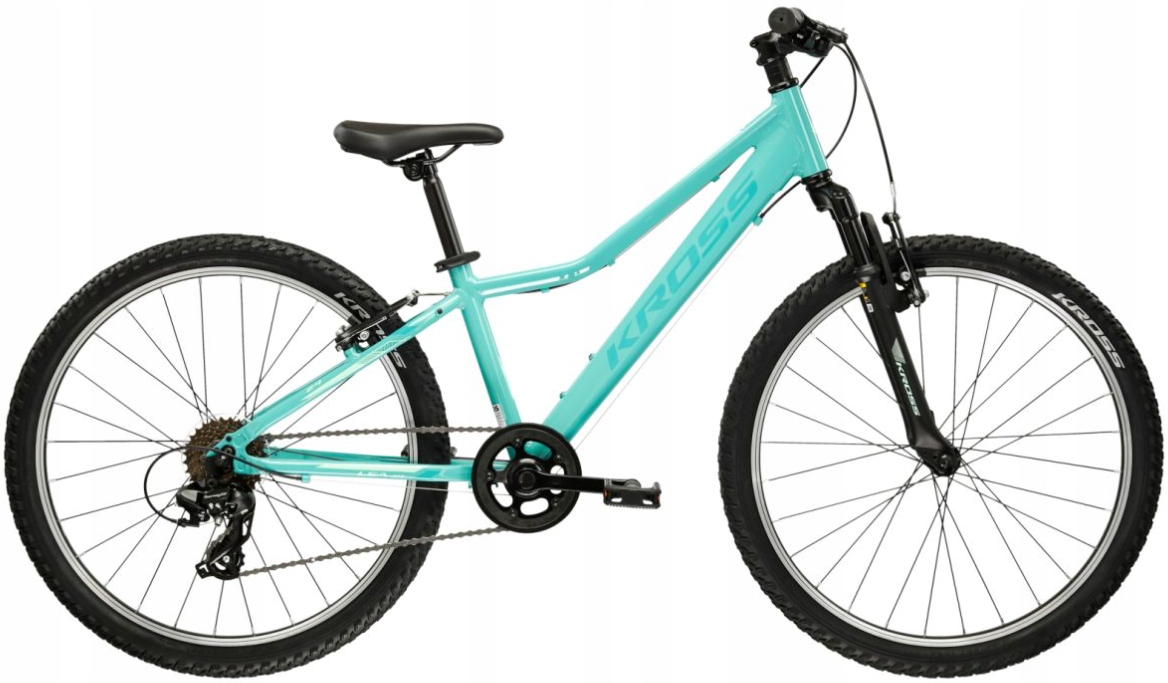 Rower Kross Lea Jr 1.0 S(12") 24 rower seledynowy/zielony połysk