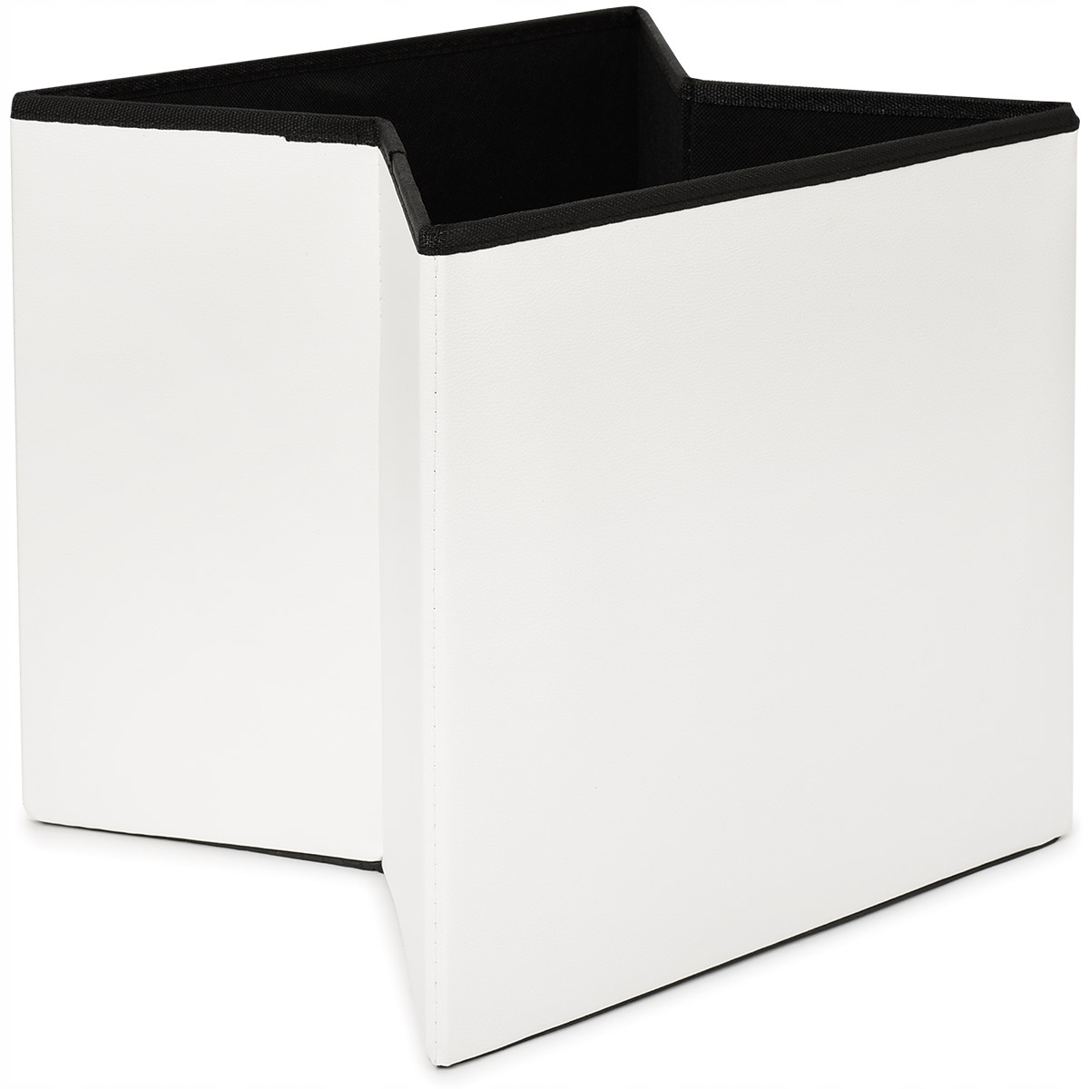 BIAŁA PUFA SKŁADANA ZE SCHOWKIEM KUFER SIEDZISKO ŁAWA Marka Zdf Trading