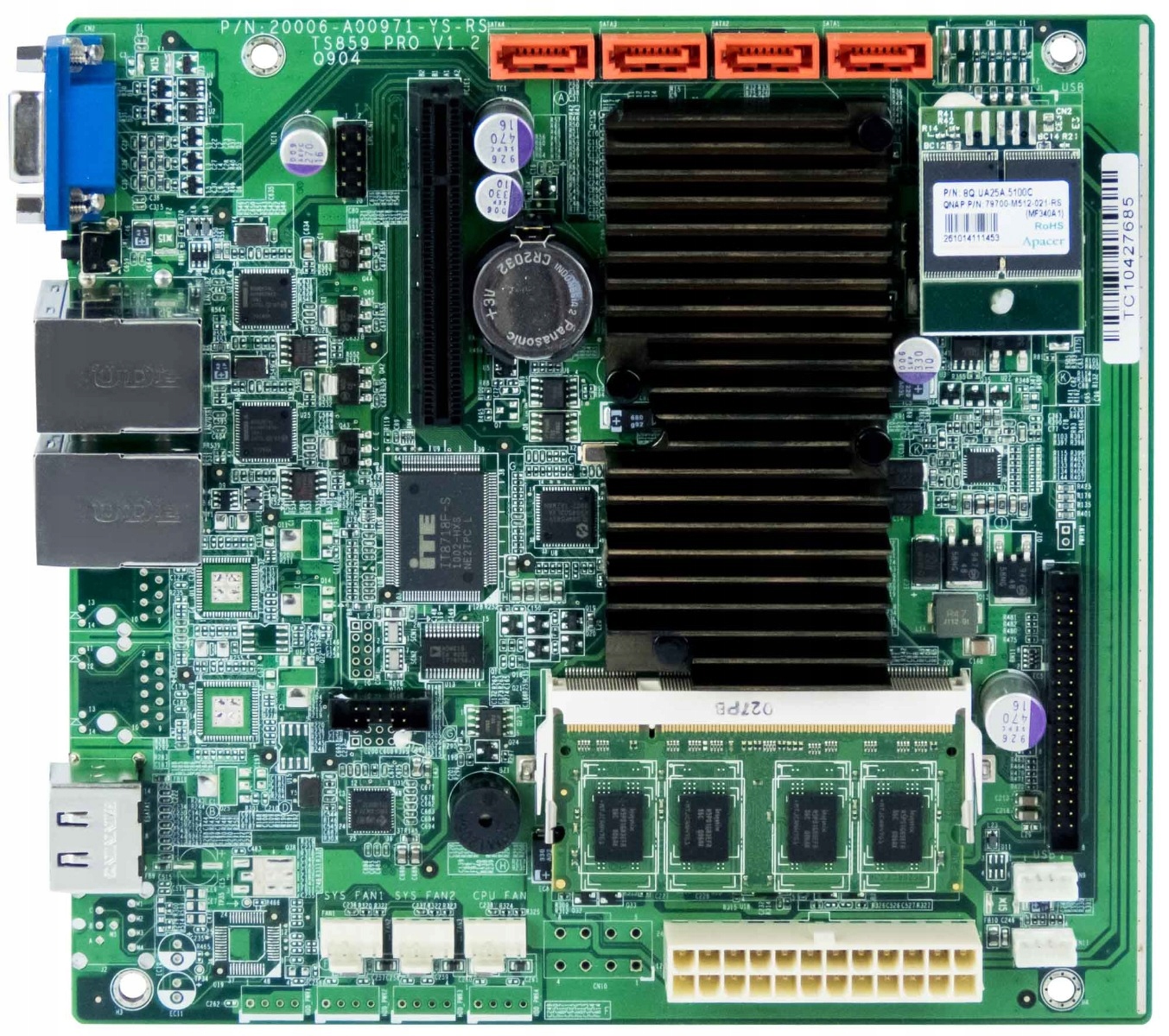 Qnap TS-859 Pro V1.2 Q904 20006-A00971-YS-RS TS-859