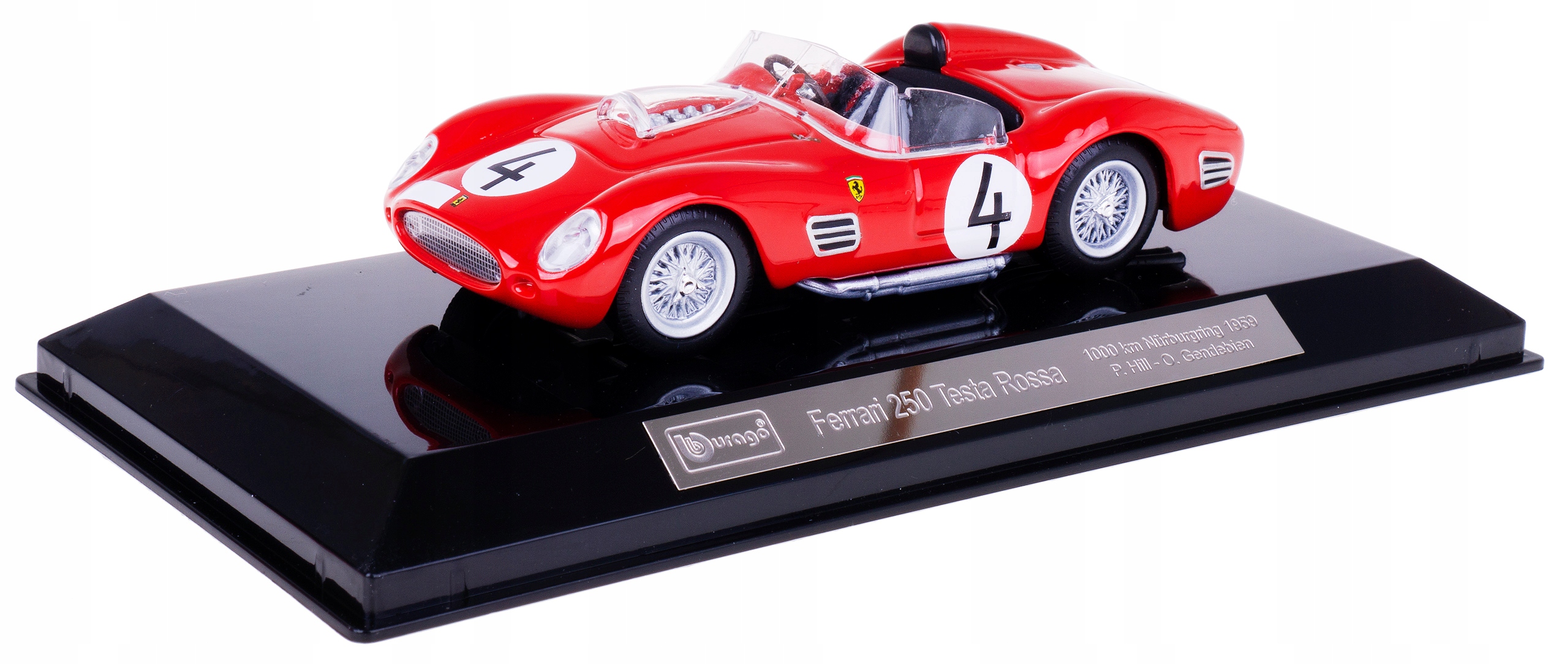 FERRARI 250 Testa Rossa 1959 1:43 Bburago 18-36307 • Cena, Opinie