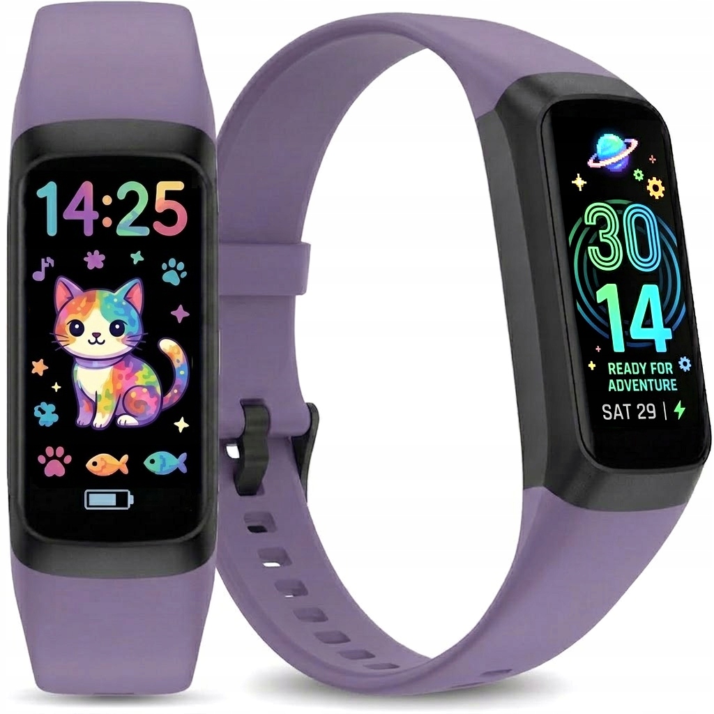 Dětské hodinky Chytré Hodinky Amoled Smartband Fit Sms Kroky Puls svaté přijímání