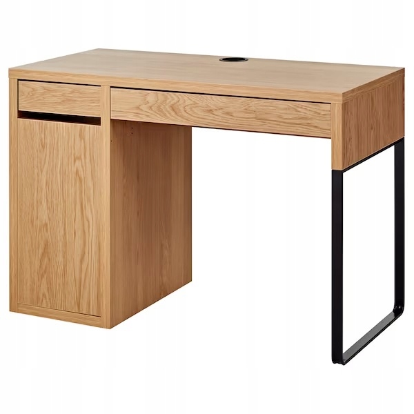 

Ikea Micke biurko z szafką 105x75x50 imitacja dębu