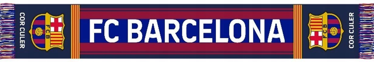 Szalik tkany Fc Barcelona oficjalny Barca hologram 759