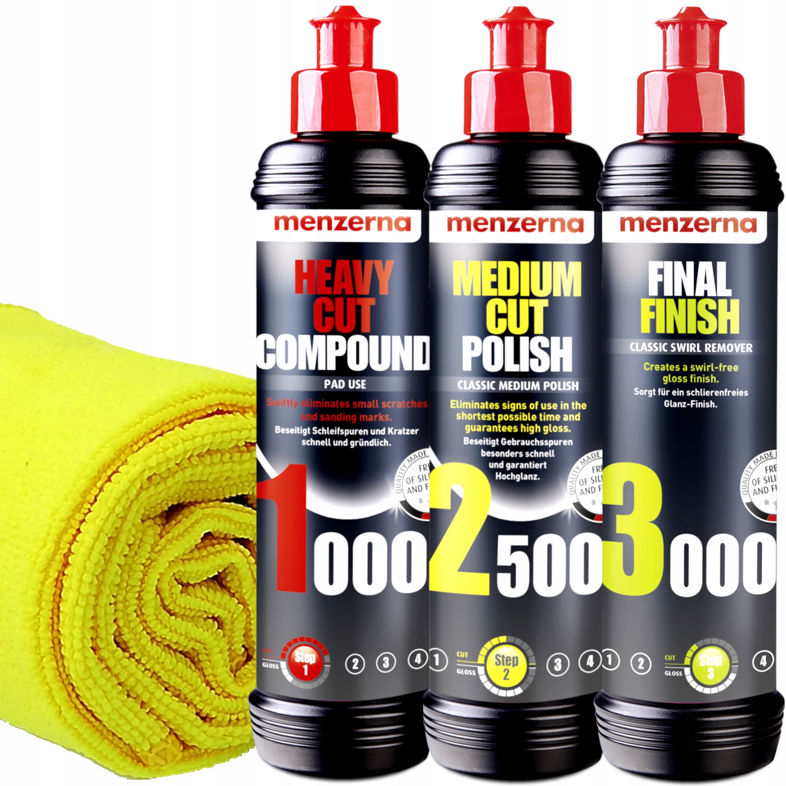 

Menzerna Zestaw Past Do Polerowania Lakieru Auta