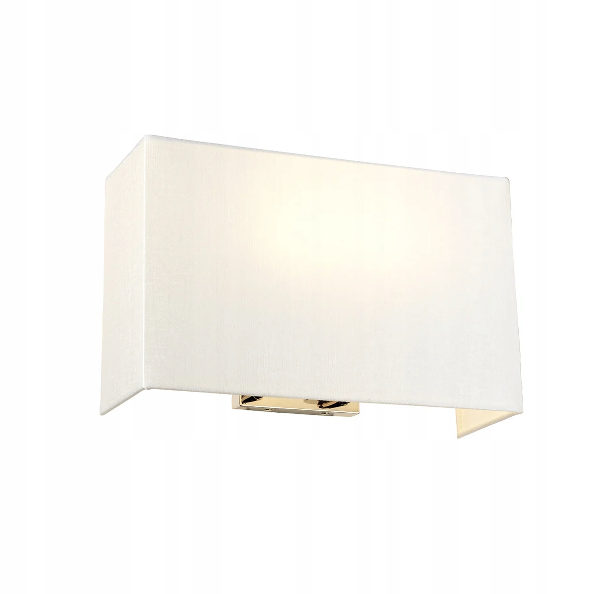 Nástenná lampa chróm obdĺžniková krémové tienidlo 37 cm Designer's Lightbox