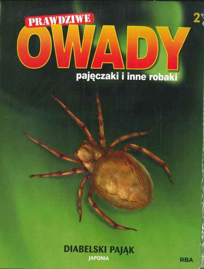 Kolekcja PRAWDZIWE OWADY 2/26 - diabelski pająk