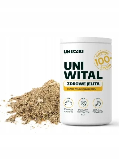 4xUniszki UNIVITALZdraví střev Doplněk pro psa hovězí bachor mletý180g