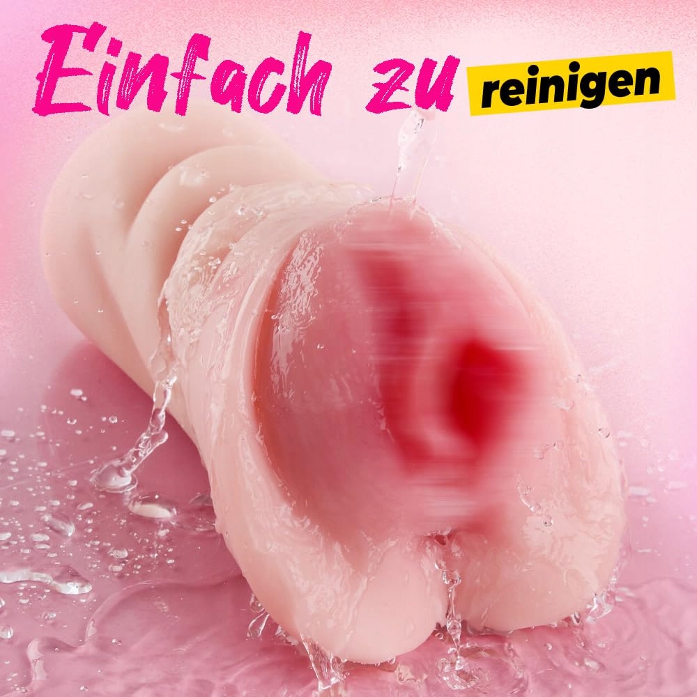 REALISTISCHER Masturbator Silikonowy Dla Mężczyzn 5D Klitoris 2w1 — miniatura 6