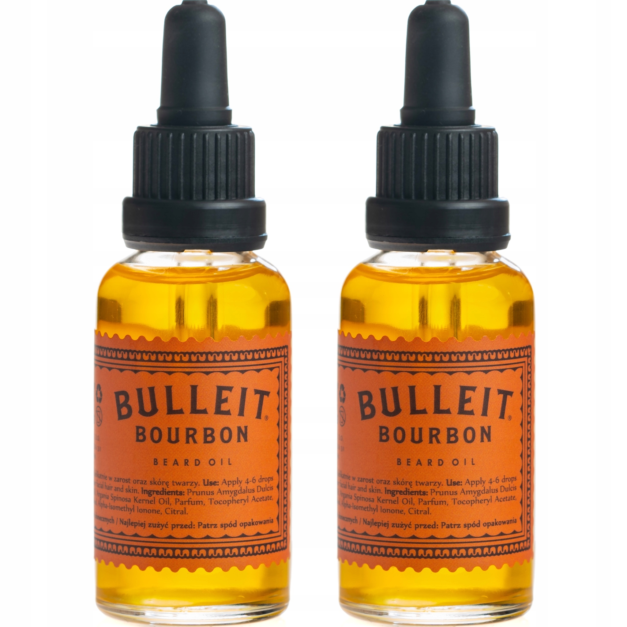 Pan Drwal sada Bulleit Bourbon olej 30 ml x2