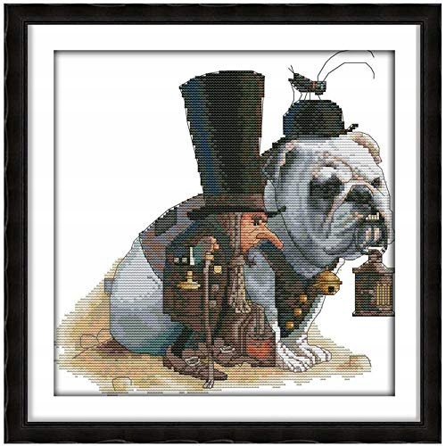 Křížková výšivka počítaná sada (kanva, mulina)