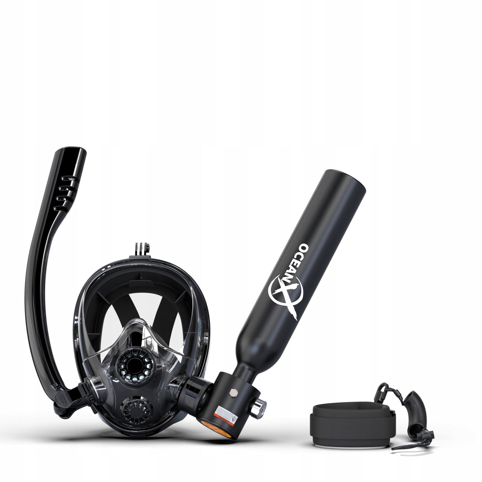 Sada Potápěčské Brýle s mini potápěčskou lahví 0,5 l a taškou OceanX
