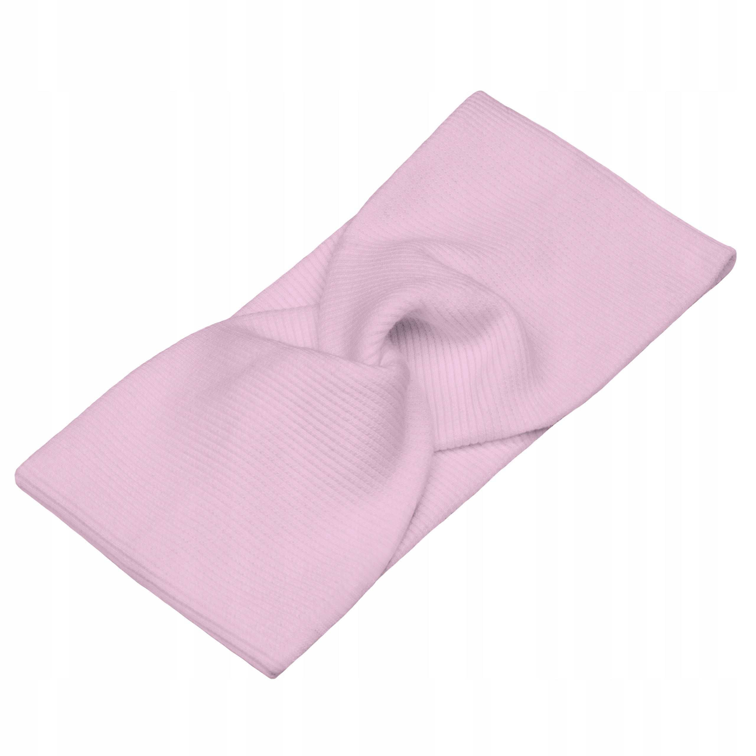 

Szeroka Przepaska Prążek Przeplatana 44-58 CM Róż