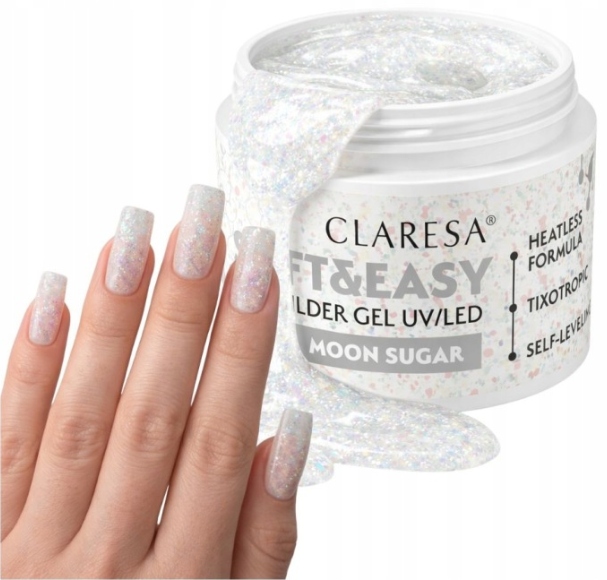 Claresa Żel budujący Soft&Easy Moon Sugar 12g