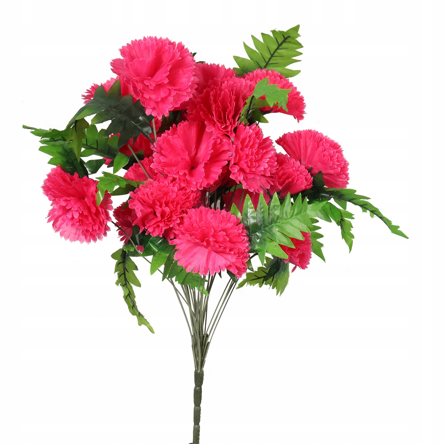 

Bukiet goździków Goździki paproć Sztuczne Kwiaty