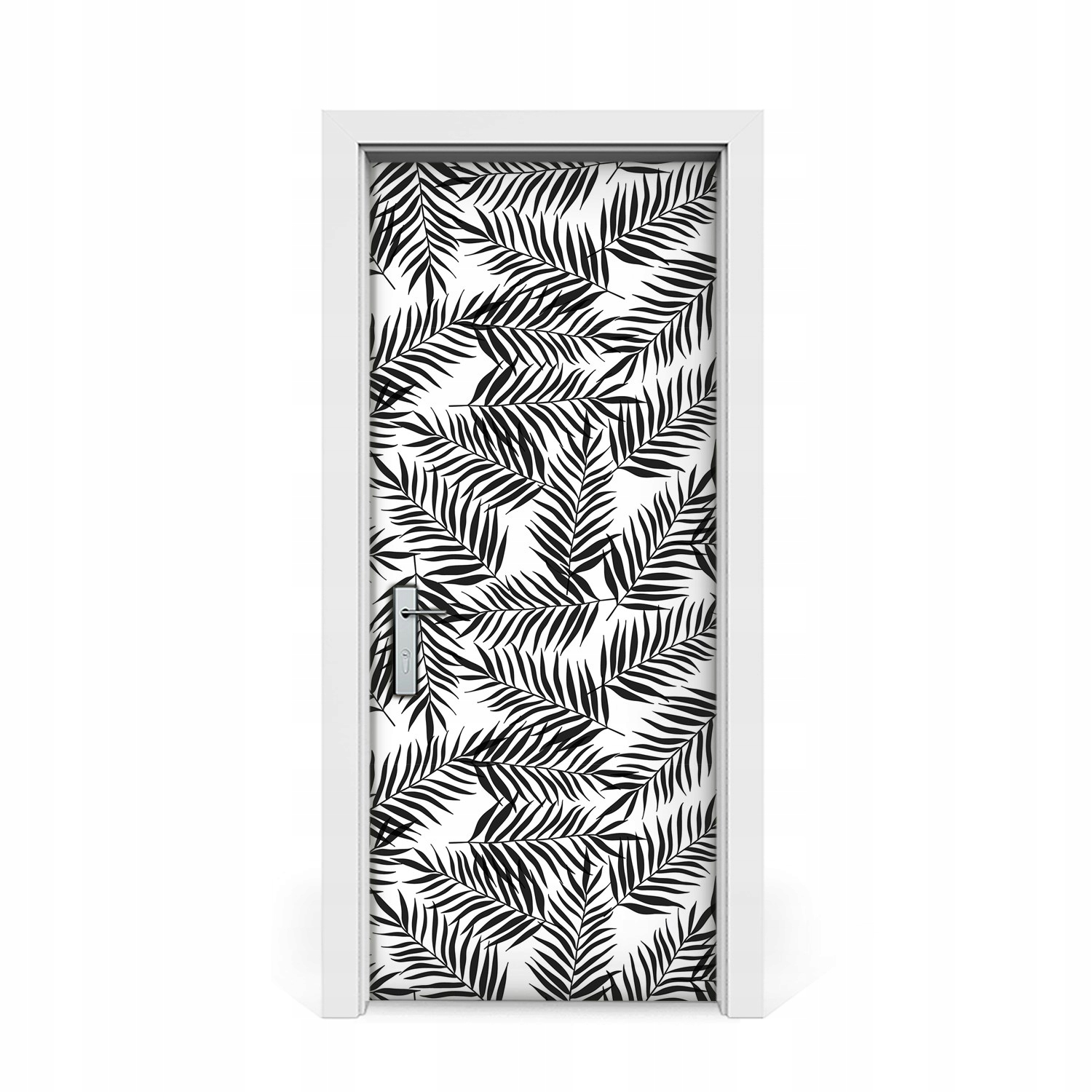 

Fototapeta na drzwi Czarne liście palmy 85x205