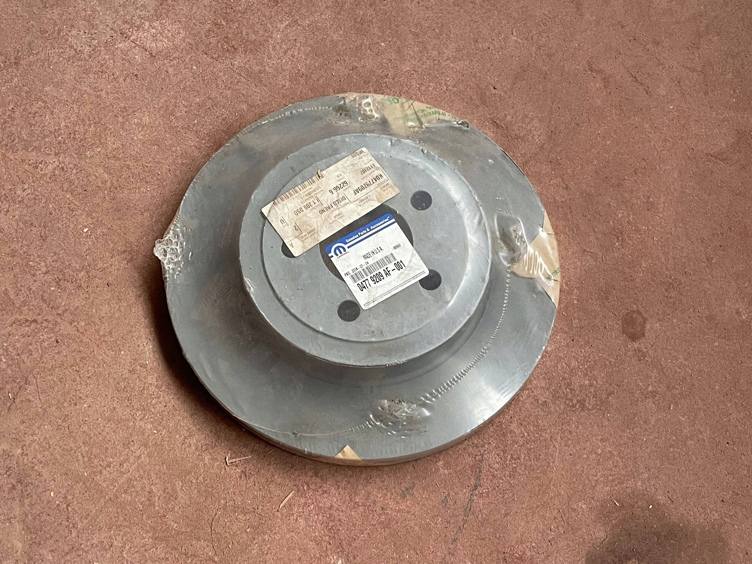 disc brake MOPAR OEM 04779209AF 001 DODGE CHRYSLER !J