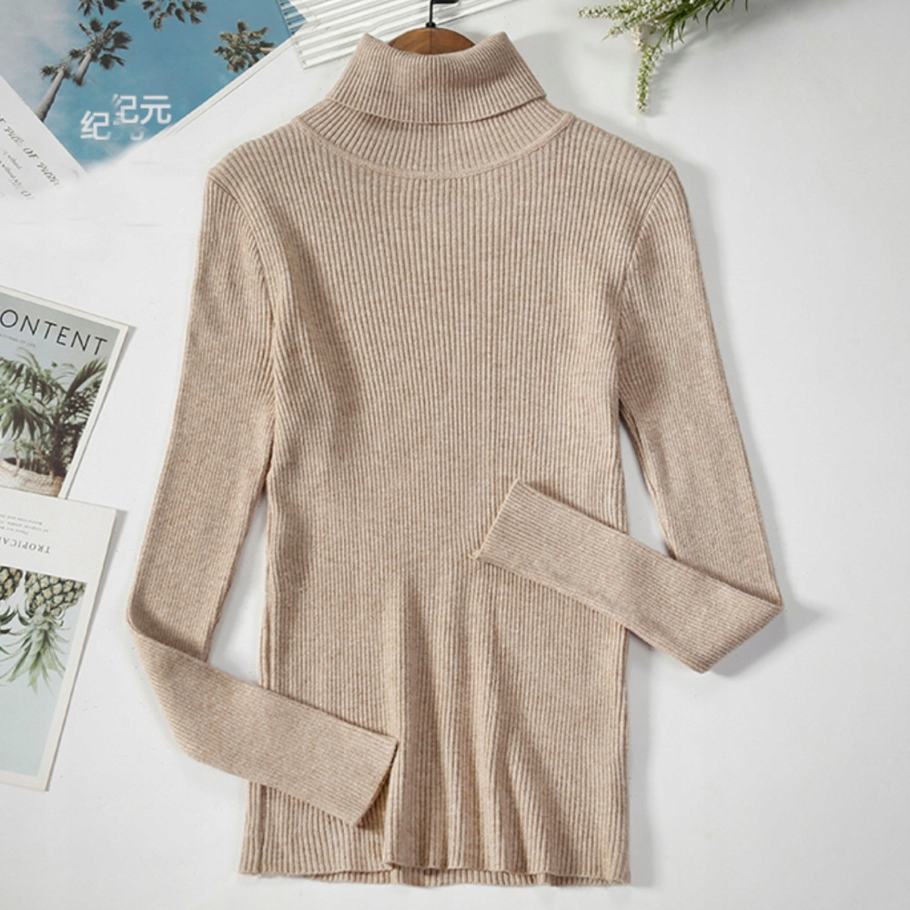 DAMSKI GOLF DOPASOWANY SWETER DŁUGI RĘKAW KOLORY Materiał dominujący poliester