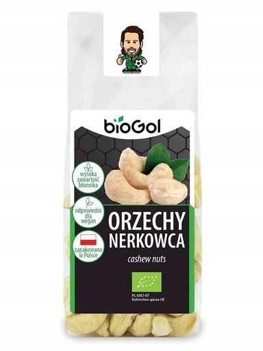 4x Biogol Kešu ořechy Bio 100 g