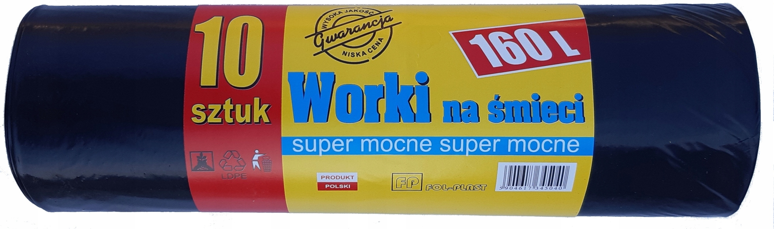 

Worki Na Śmieci Odpady Bardzo Mocne 160L 10szt