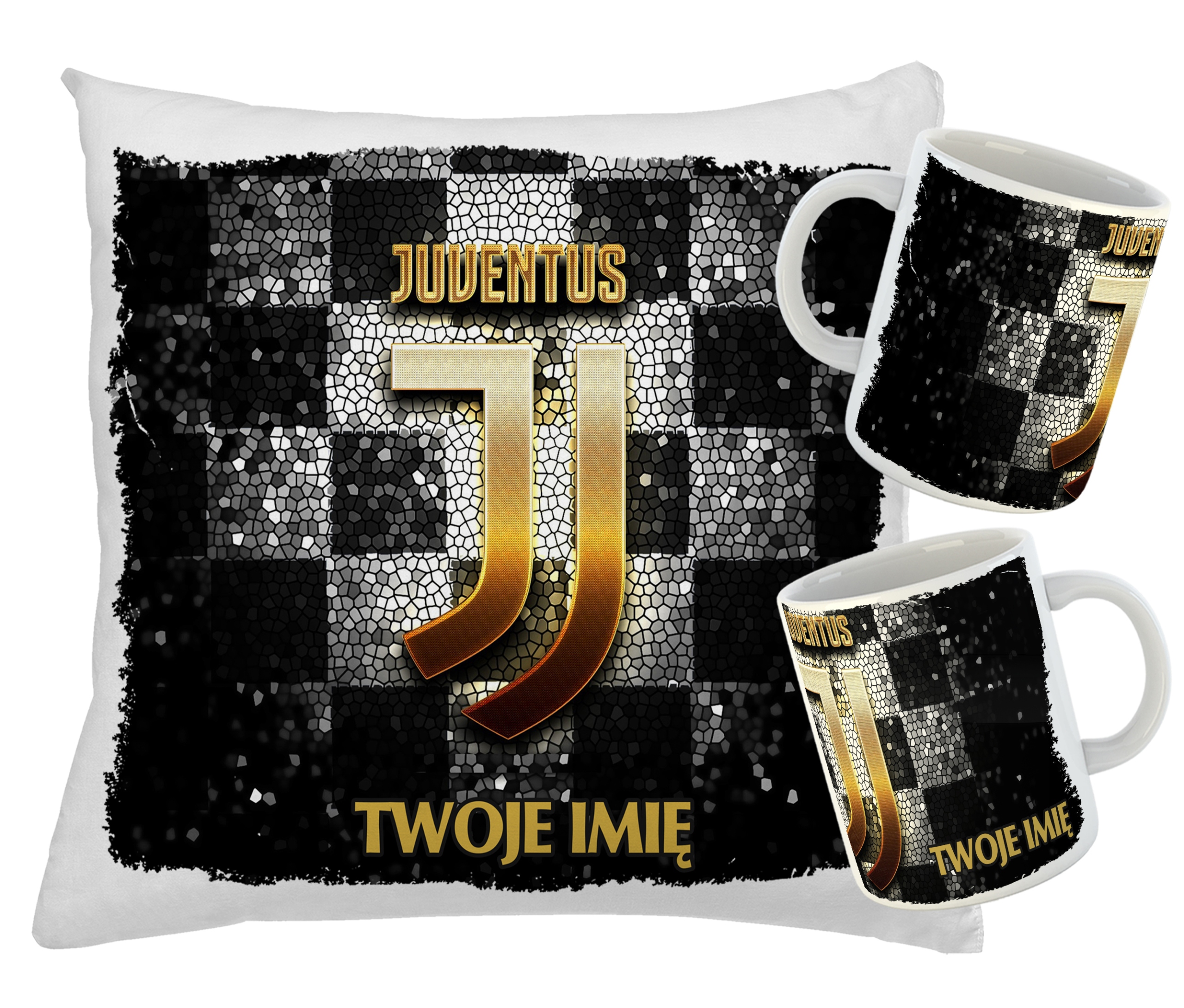 

zestaw Kubek Poduszka Juventus Turyn różne