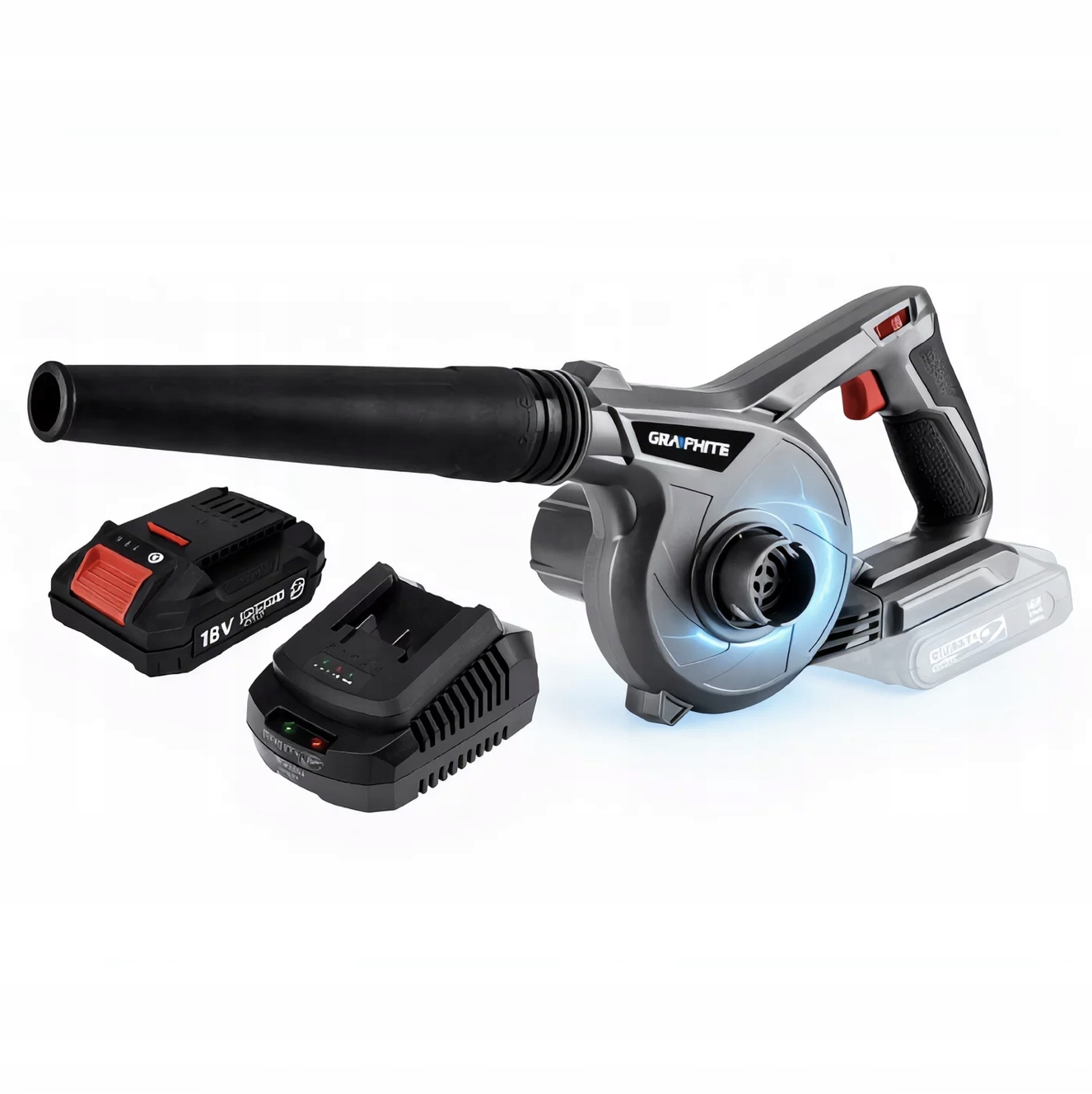 Graphite Dmychadlo Akumulátor 2AH Set 58GE118 18V Energy 6 m3/min 58GE131