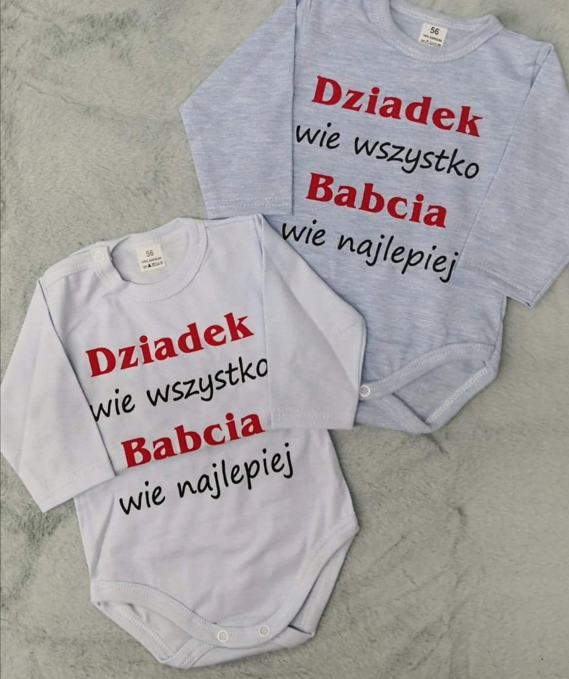 BODY DŁUGI RĘKAW DZIADEK WIE WSZYSTKO turkus 74