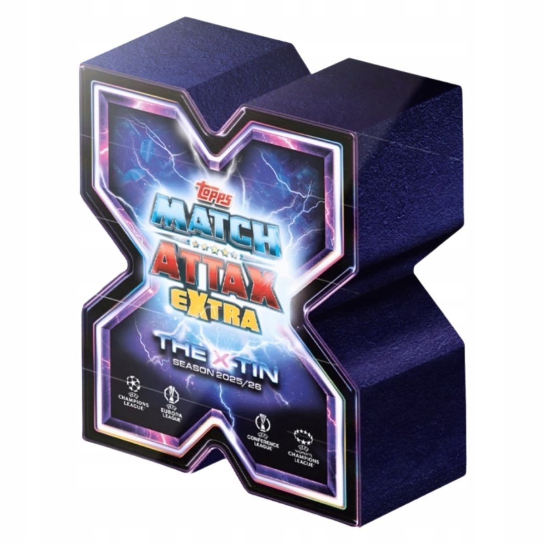 DUŻA PUSZKA X TIN MATCH ATTAX EXTRA 2026 KARTY PIŁKARSKIE DO ALBUMU TOPPS