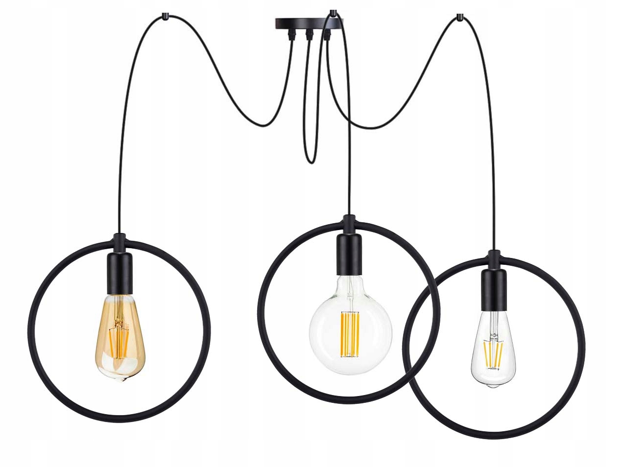 závěsné stropní svítidlo Zwis Edison Loft E27 Pavouk