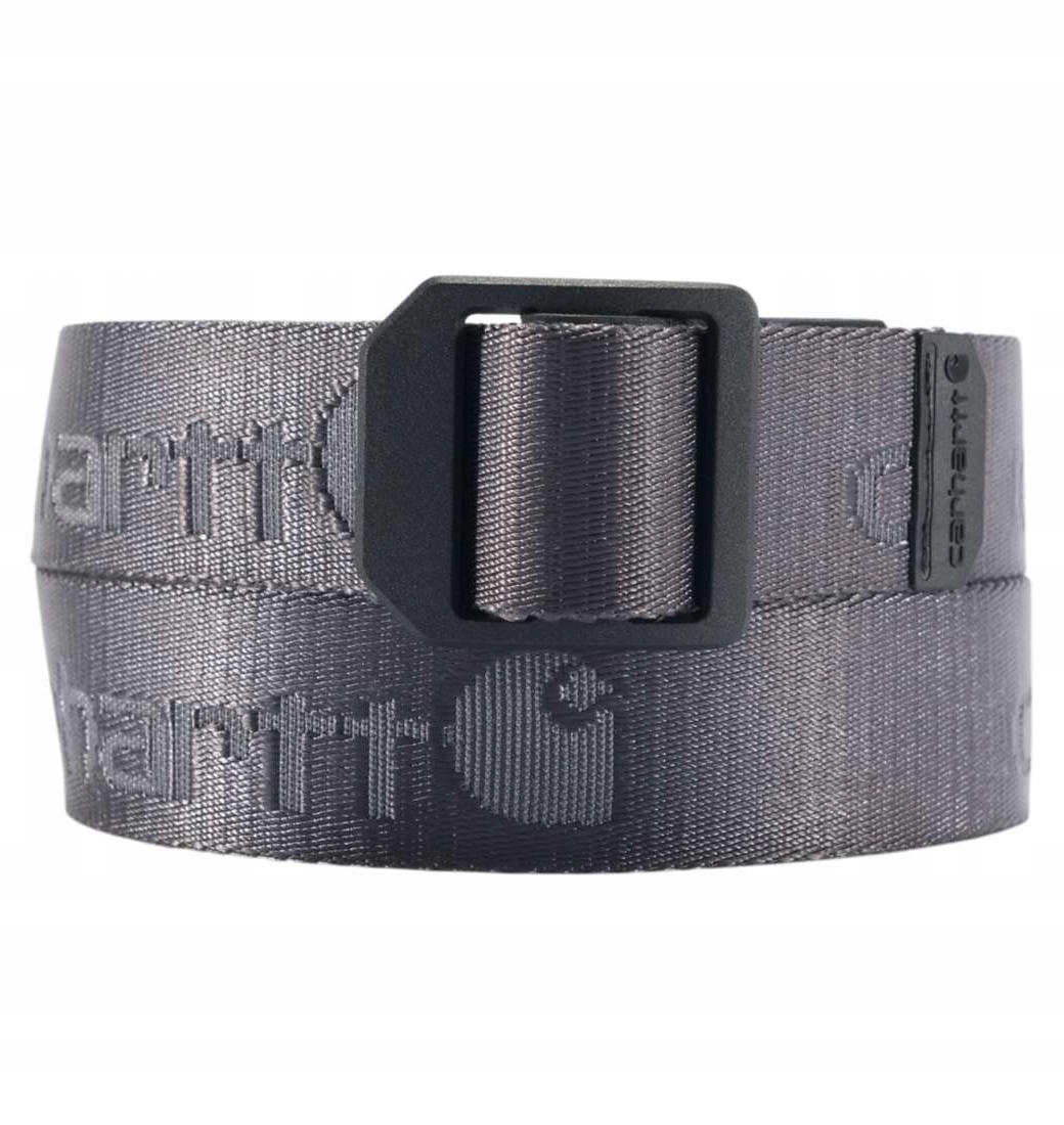 Pásek Carhartt Nylonový popruh s přezkou Ladder Lock, Gravel (šedý)