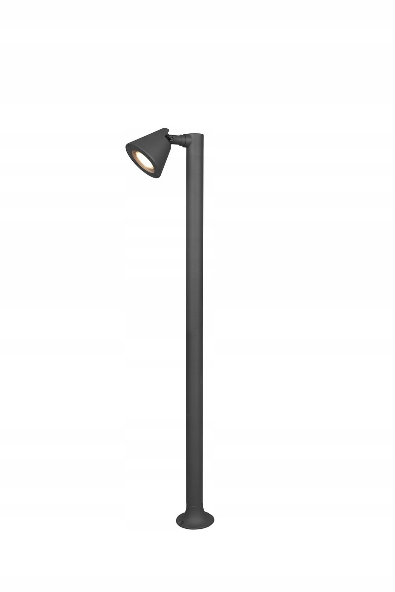 Venkovní sloupková lampa Kaveri na terasu, pohyblivá