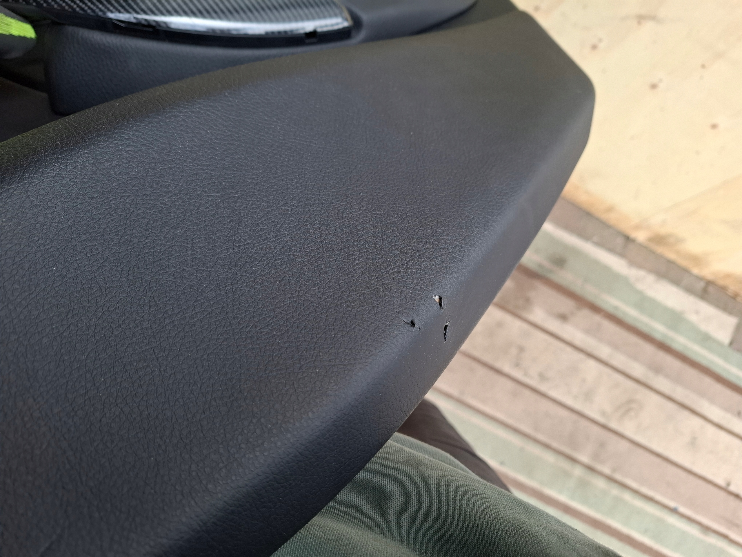 side door right rear part BMW F30 black leather