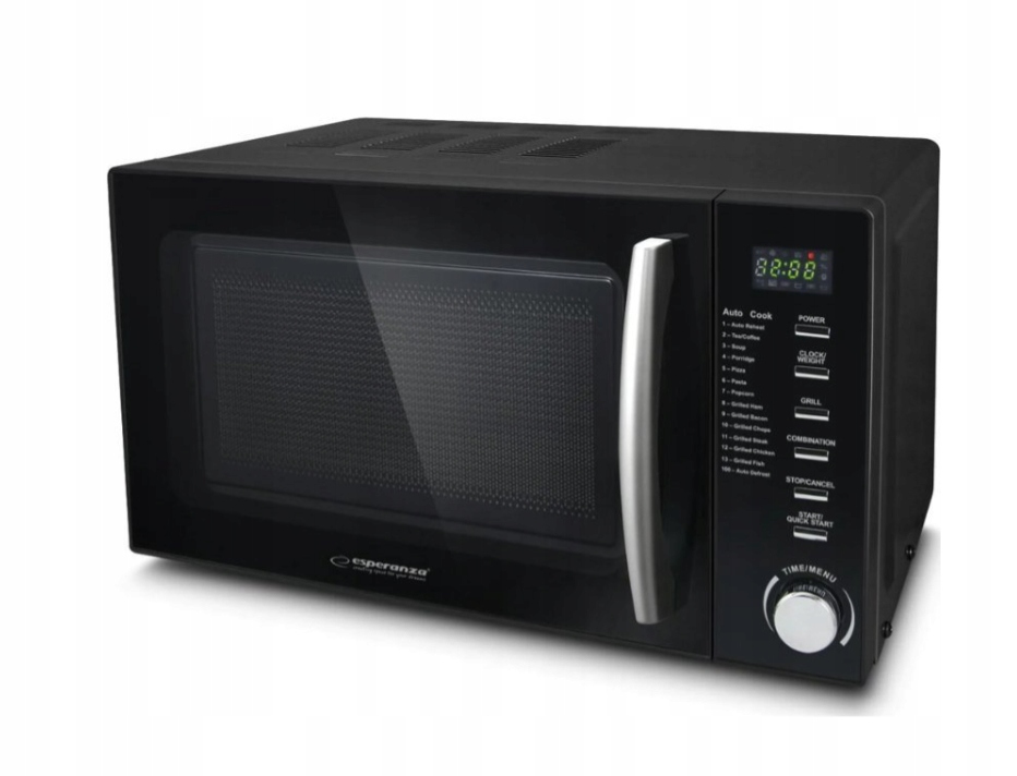 Mikrovlnná trouba s grilem 20L 700W 14 programů Esperanza Cocinero