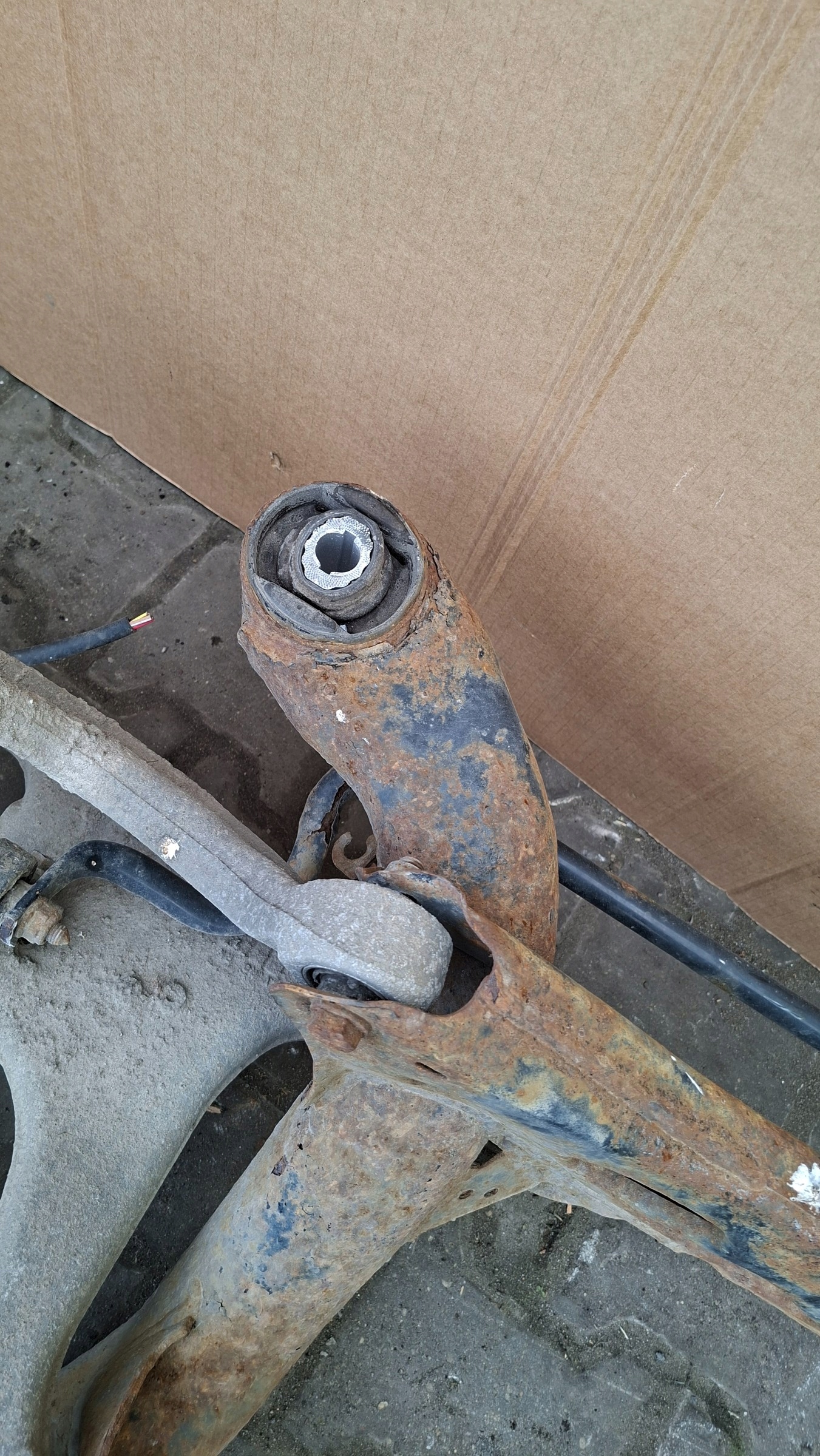 axle beam subframe rear part AUDI A4 B8 2.0TDI