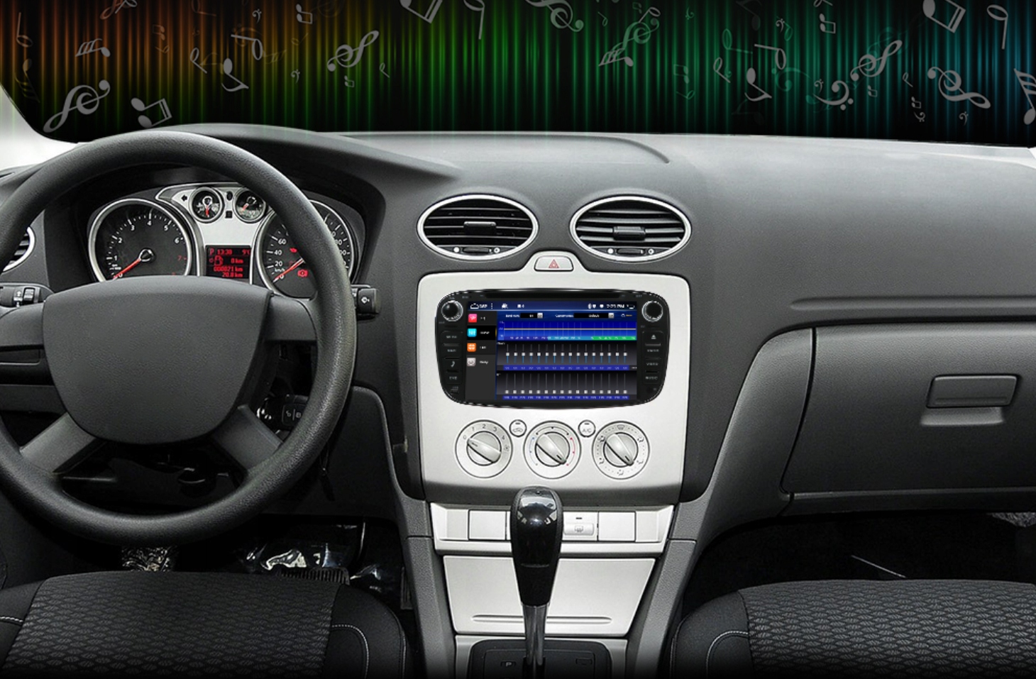 RADIO ANDROID FORD MONDEO MK4 CONVERS+ 4/64GB DSP! Przekątna ekranu 7