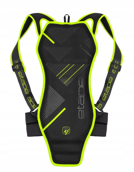 Etape Chránič Páteře Spine, černá/žlutá Fluo Velikost S 150-175 Cm