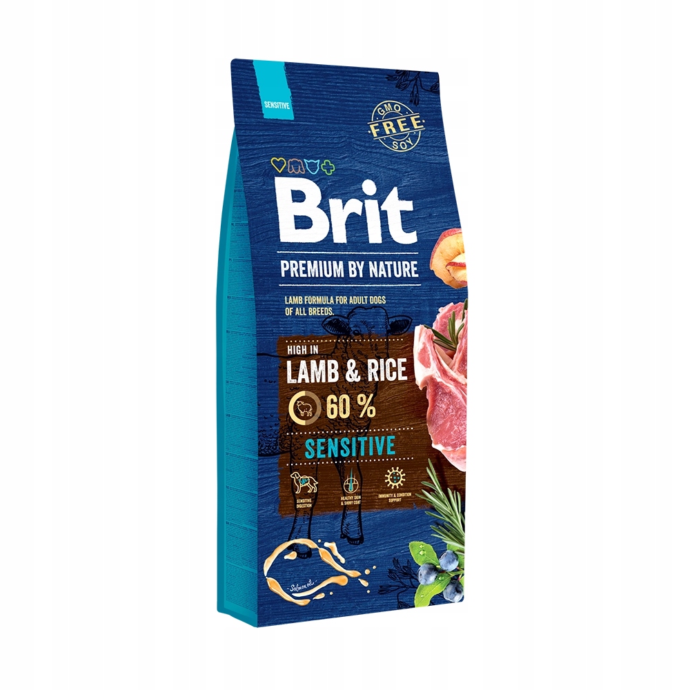 Levně Brit Premium By Nature Sensitive s jehněčím masem a rýží 15 kg