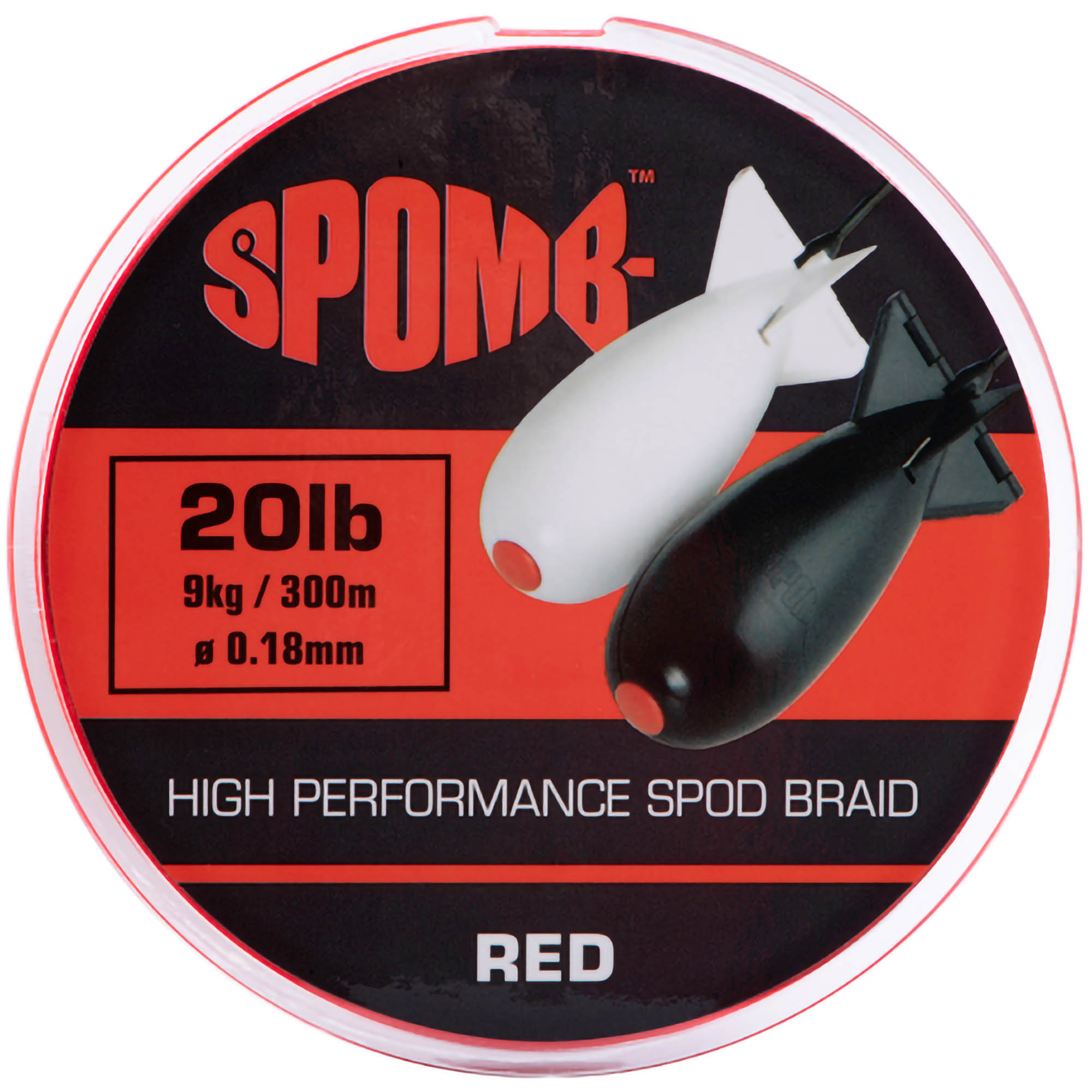 Šňůra Na Zakrmování Návnadovou raketou Spomb Braid 0.18 mm 300 m