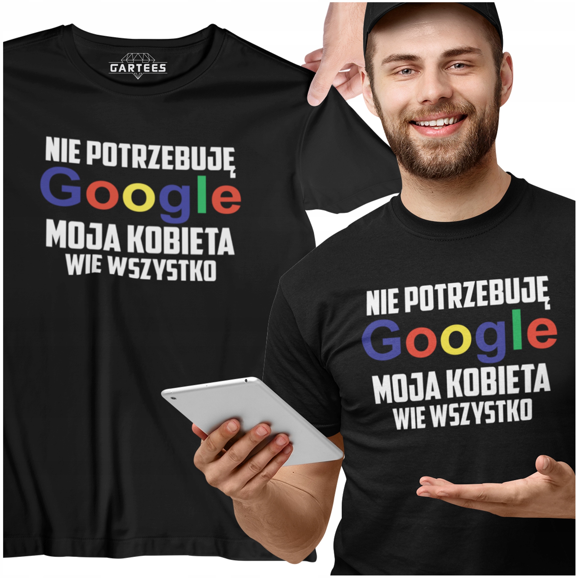

T-shirt Śmieszny Prezent Moja Kobieta Wie Wszystko