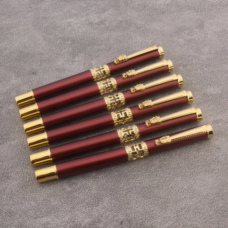 1pc Parallel Fountain Pen Frosted red Calligraphy Pen 0.7/1.1/1.5/1.9/2 Stan opakowania oryginalne